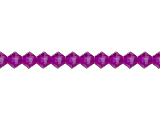 Preciosa : MC Bead 69-302 Rondell 4mm - Fuchsia (40pcs)