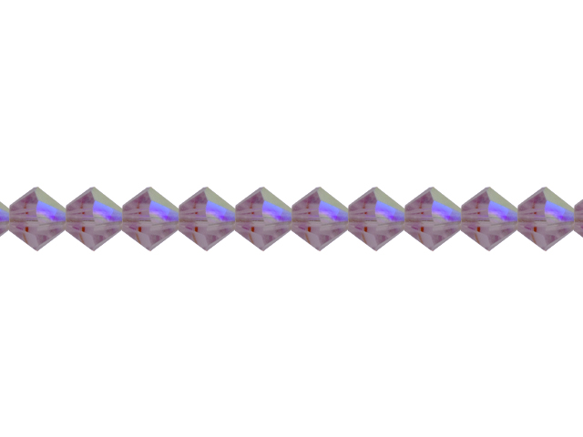 Preciosa : MC Bead 69-302 Rondell 5mm - Light Amethyst AB (32pcs)