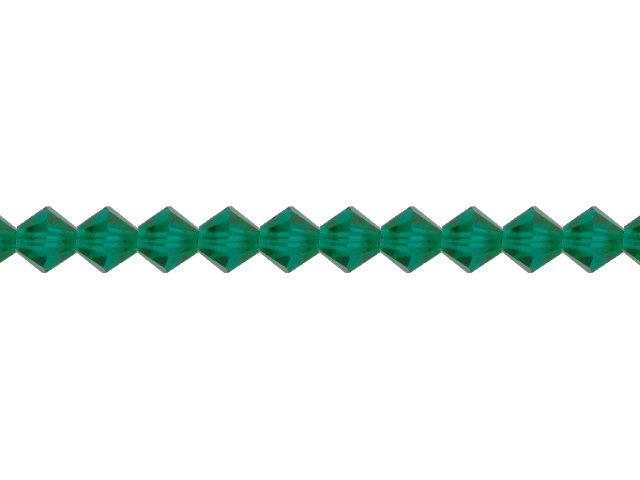 Preciosa : MC Bead 69-302 Rondell 5mm - Emerald (32pcs)