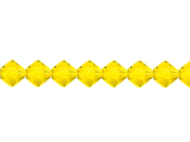 Preciosa : MC Bead 69-302 Rondell 6mm - Citrine (36pcs)