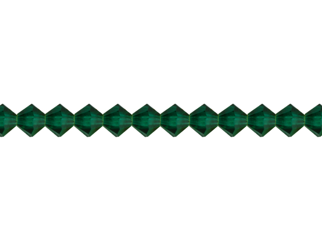 Preciosa : MC Bead 69-302 Rondell 6mm - Emerald (36pcs)