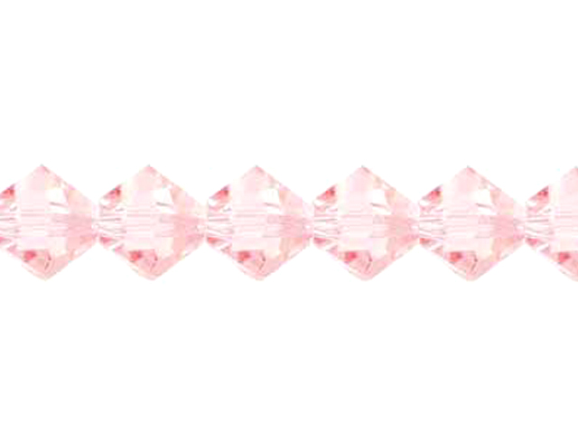 Preciosa : MC Bead 69-302 Rondell 6mm - Light Rose (36pcs)