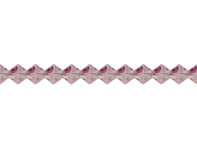 Preciosa : MC Bead 69-302 Rondell 6mm - Light Rose AB (36pcs)