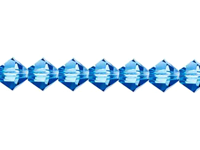 Preciosa : MC Bead 69-302 Rondell 6mm - Sapphire (36pcs)