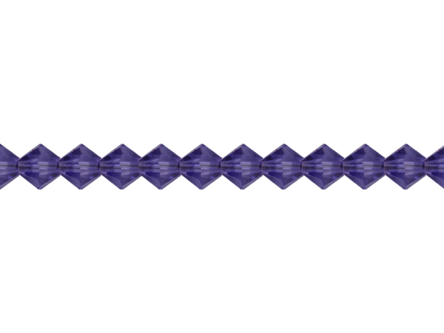 Preciosa : MC Bead 69-302 Rondell 6mm - Tanzanite (36pcs)