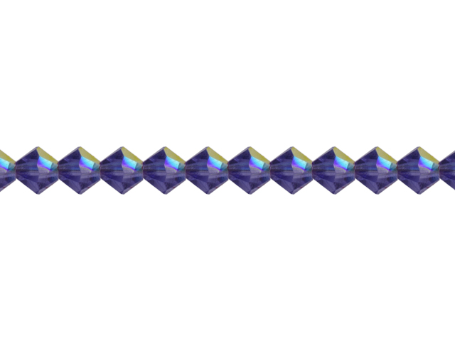 Preciosa : MC Bead 69-302 Rondell 6mm - Tanzanite AB (36pcs)