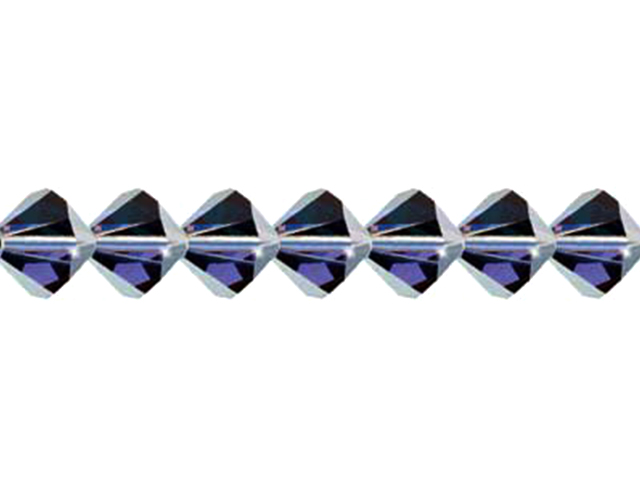 Preciosa : MC Bead 69-302 Rondell 6mm - DeepTanzanite (36pcs)