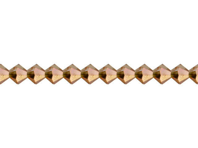 Preciosa : MC Bead 69-302 Rondell 6mm - Capri Gold (36pcs)