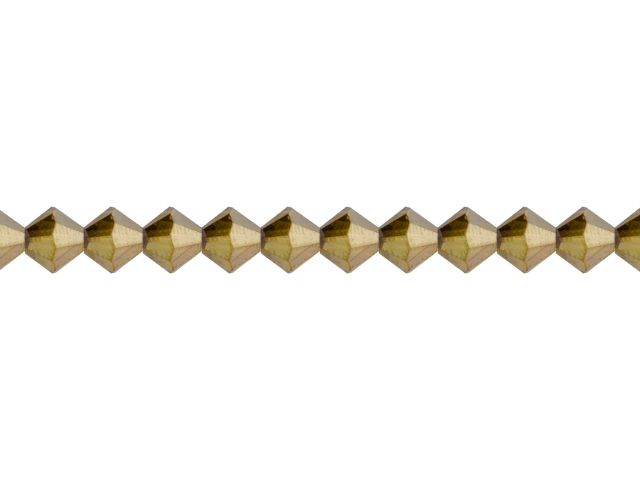 Preciosa : MC Bead 69-302 Rondell 6mm - Golden Flare (36pcs)