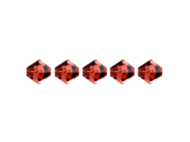 Preciosa : MC Bead 69-302 Rondell 6mm - Light Burgundy AB (36pcs)