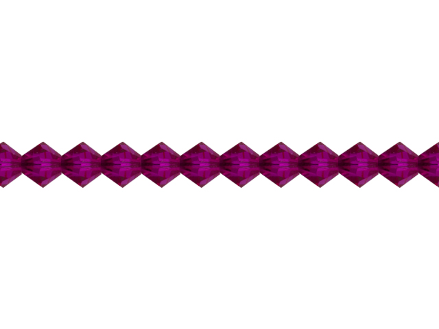 Preciosa : MC Bead 69-302 Rondell 6mm - Fuchsia (36pcs)