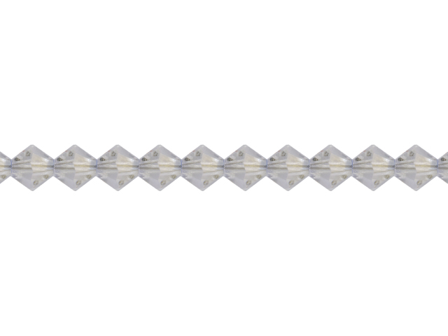 Preciosa : MC Bead 69-302 Rondell 6mm - Argent Flare (36pcs)