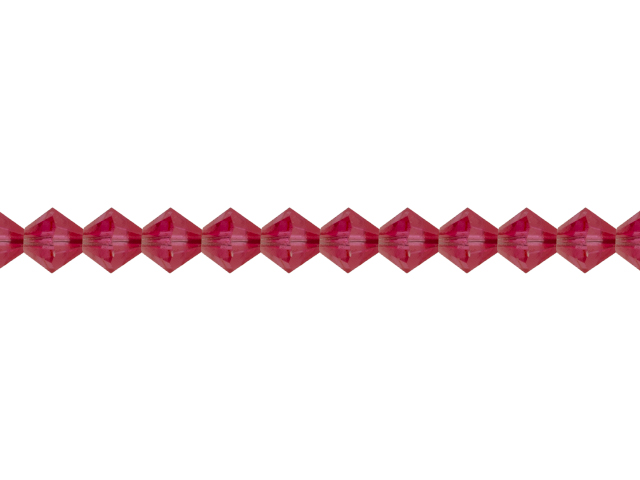 Preciosa : MC Bead 69-302 Rondell 6mm - Indian Pink (36pcs)