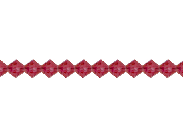 Preciosa : MC Bead 69-302 Rondell 6mm - Indian Pink AB (36pcs)