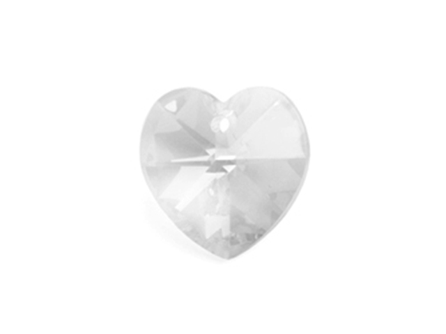 Preciosa : MC Pendant 68-301 Heart 18mm - Crystal (6pcs)