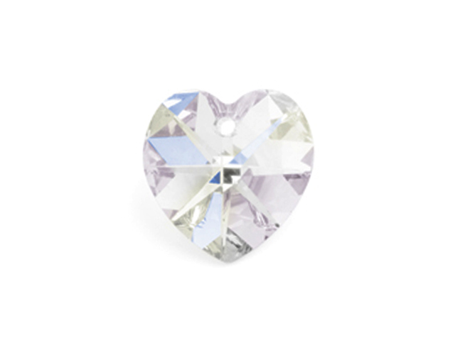 Preciosa : MC Pendant 68-301 Heart 18mm - Crystal AB (6pcs)