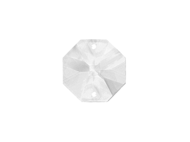 Preciosa : Connector Oct. 2611 18mm - Crystal (6pcs)