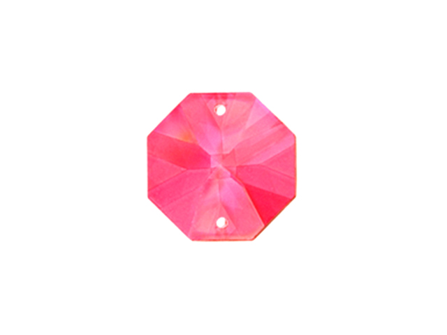 Preciosa : Connector Oct. 2611 18mm - Pink Candy (6pcs)
