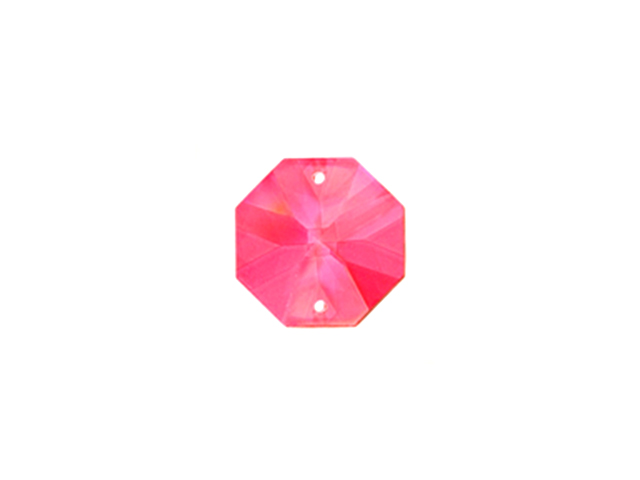 Preciosa : Connector Oct. 2611 24mm - Pink Candy (2pcs)