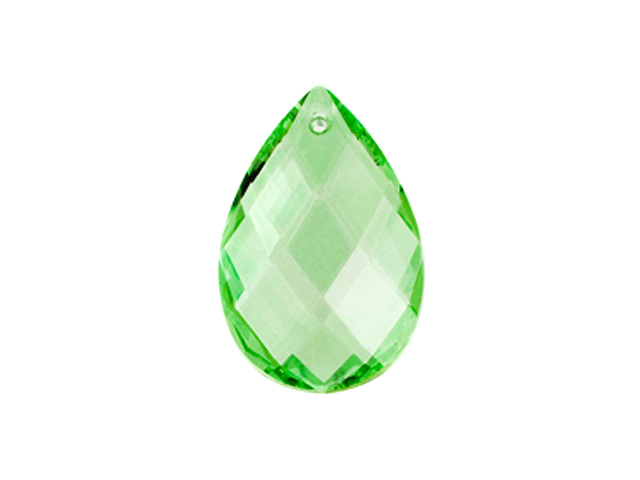 Preciosa : Drop Almond 2661 39x25mm - Light Green 
