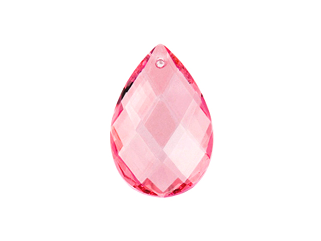 Preciosa : Drop Almond 2661 63x41mm - Light Pink 