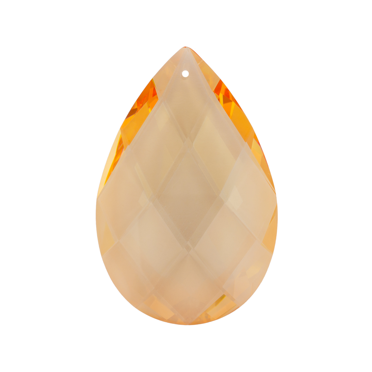 Preciosa : Drop Almond 2661 89x58mm - Light Orange 