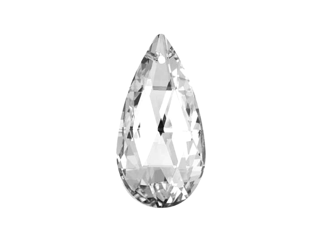 Preciosa : Drop Almond 2662 38x19mm - Crystal 