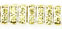 Rhinestone Squaredelles 6mm : Silver - Jonquil