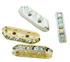 Rhinestone Bridges 21 x 6mm