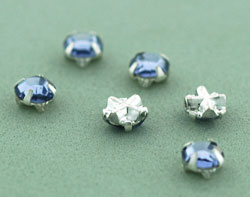 Crystal Rose Montees 4mm : Tanzanite
