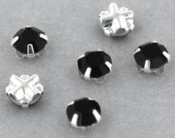 Crystal Rose Montees 4mm : Jet
