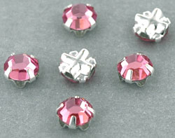 Crystal Rose Montees 4mm : Rosaline