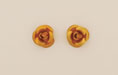 Metal Flower 6mm : Matte - Tangerine