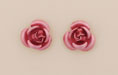Metal Flower 10mm : Matte - Pink