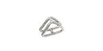 Starman Sterling Silver :  Triangle Double Ring with 2 Dividers