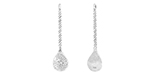Starman Sterling Silver : Paddle Dangle for Pearls or Stones 38.5 x 9mm