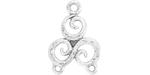 Starman Sterling Silver : Triple Spiral Center