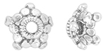 Starman Sterling Silver : Small Textured Bead Cap