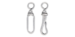 Starman Sterling Silver : Medium Hook And Eye Clasp