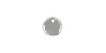 Starman Sterling Silver :  Disk Charm, 9.3mm