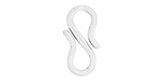 Starman Sterling Silver Essentials : S-Shaped Hook Link 15 x 7.5mm