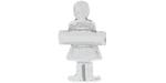 Starman Sterling Silver : Small Girl Pendant w/ Tube Bail in Center