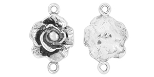 Starman Sterling Silver : Flower Link 18 x 12mm