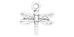 Starman Sterling Silver Essentials : Tiny Dragonfly Charm 10 x 10.5mm