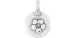 Starman Sterling Silver : Double-Sided Flower and Heart Charm