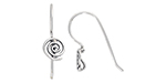 Starman Sterling Silver : Open Spiral Earwire