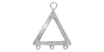 Starman Sterling Silver : Cut-Out Triangle 1 To 3 Center
