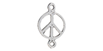 Starman Sterling Silver : Peace Sign Pendant