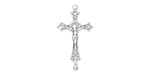 Starman Sterling Silver Religious : Crucifix Link - 32.5 x 18mm