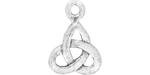 Starman Sterling Silver : Small Celtic Knot Triangle Charm